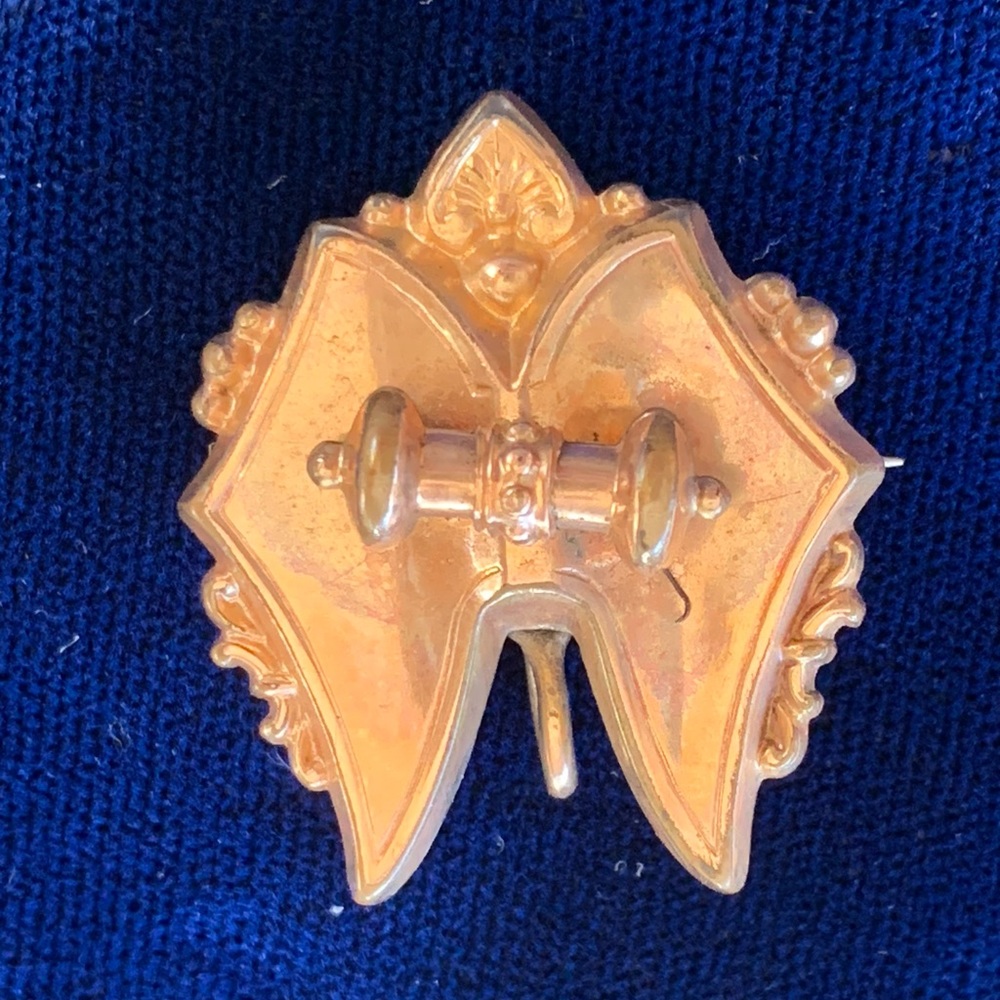 Antique Gold Filled Watch Pin